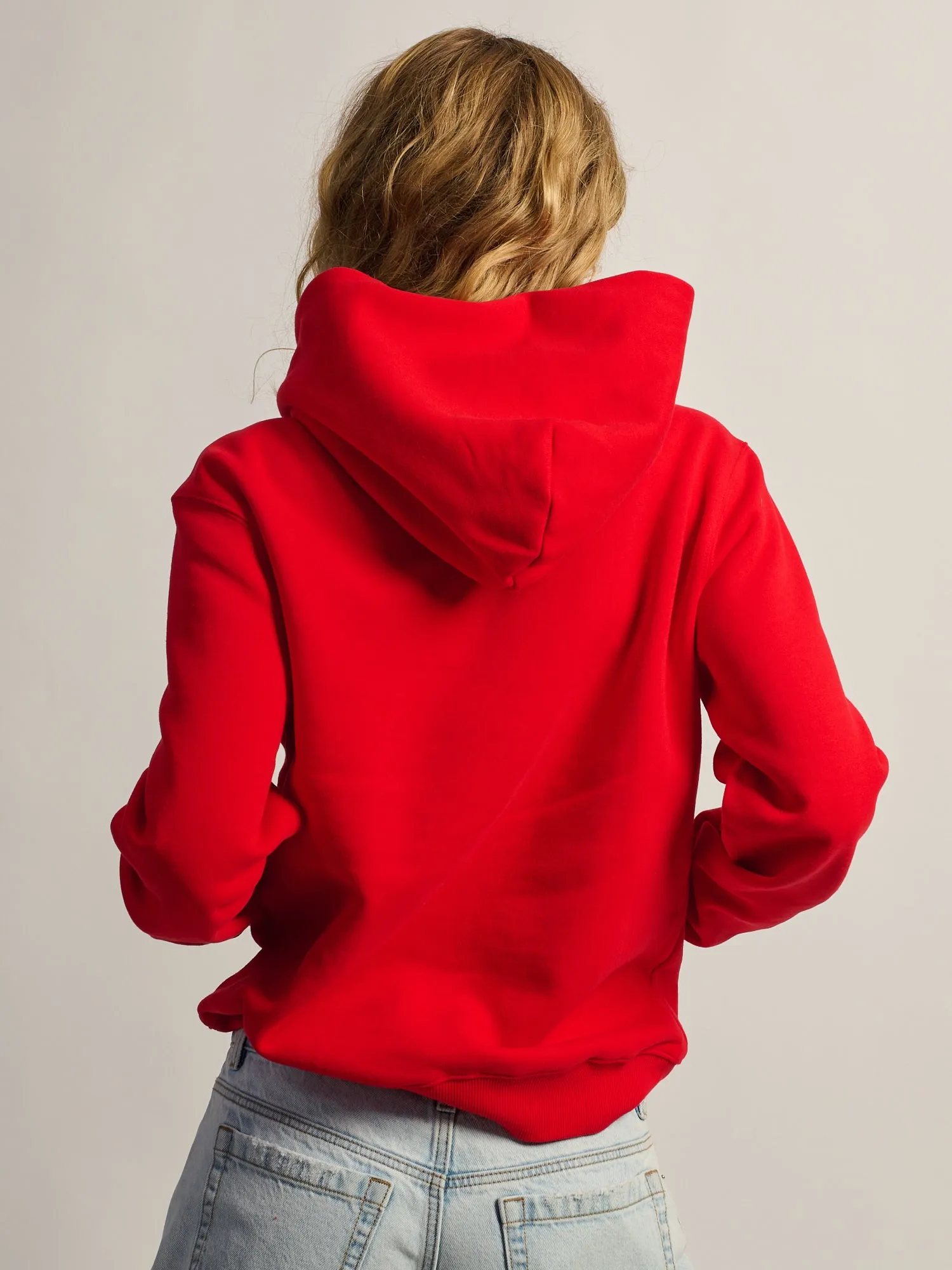 NIKE STUDIO FLEECE PULL OVER HOODIE - RED sold by Boathouse product image thumbnail 4