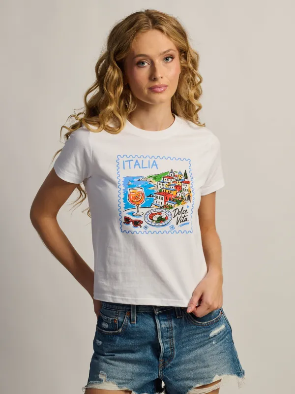 ITALIA BOXY TEE made by Boathouse