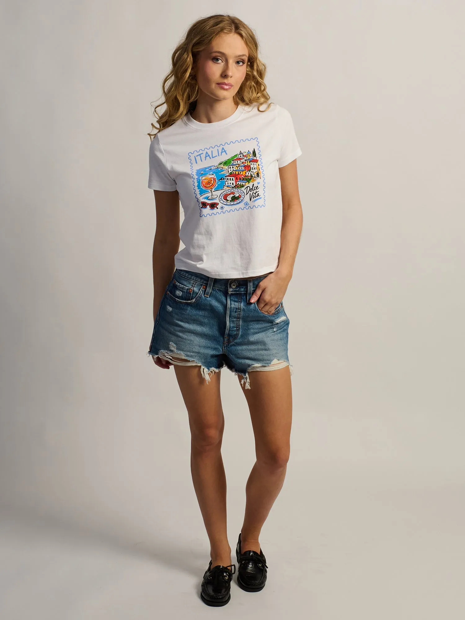 ITALIA BOXY TEE sold by Boathouse product image thumbnail 2