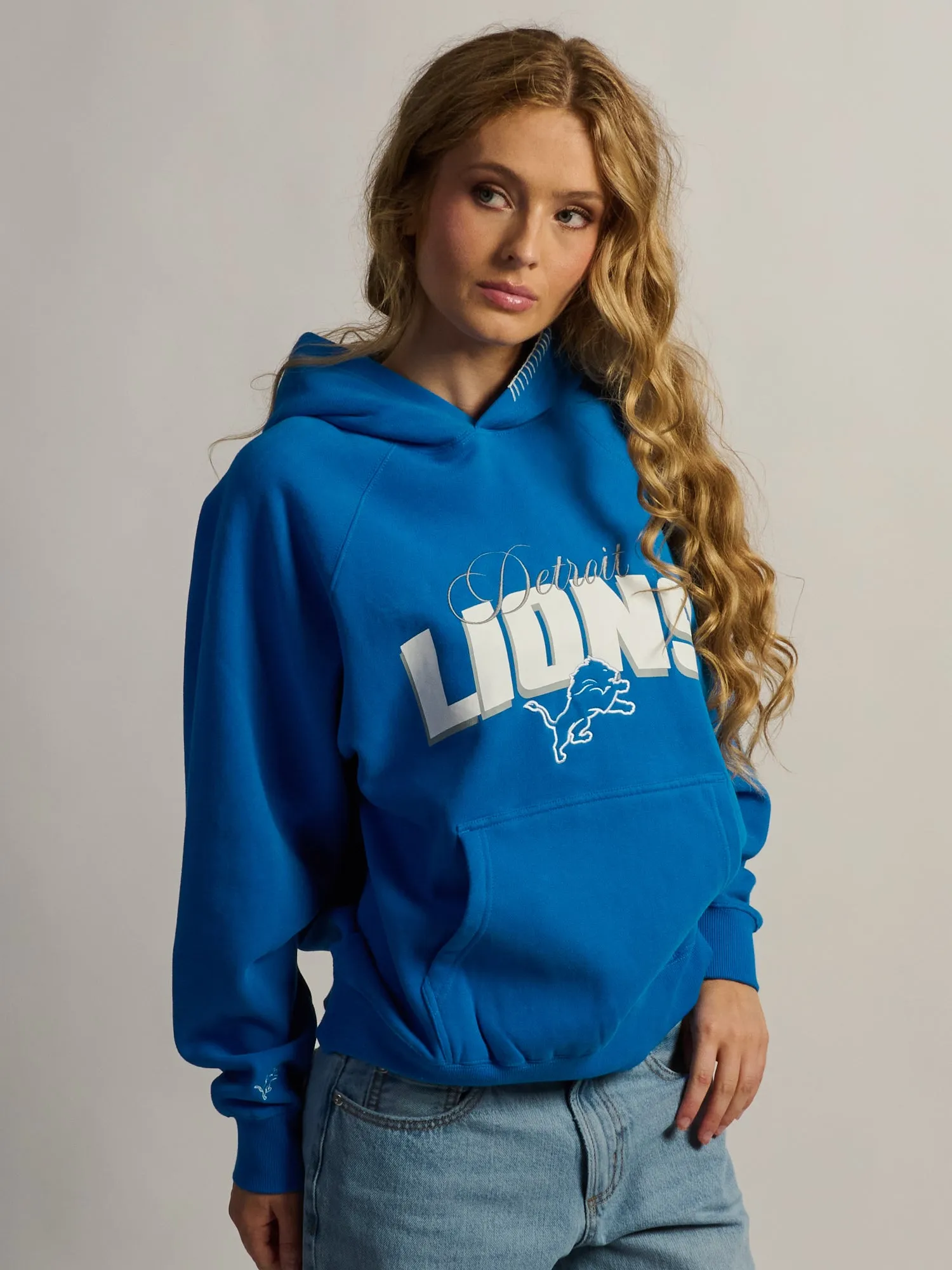 NFL DETRIOT LIONS STITCH HOODIE sold by Boathouse product image thumbnail 3