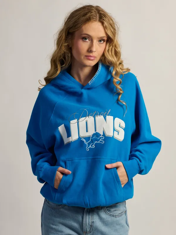 NFL DETRIOT LIONS STITCH HOODIE made by NFL