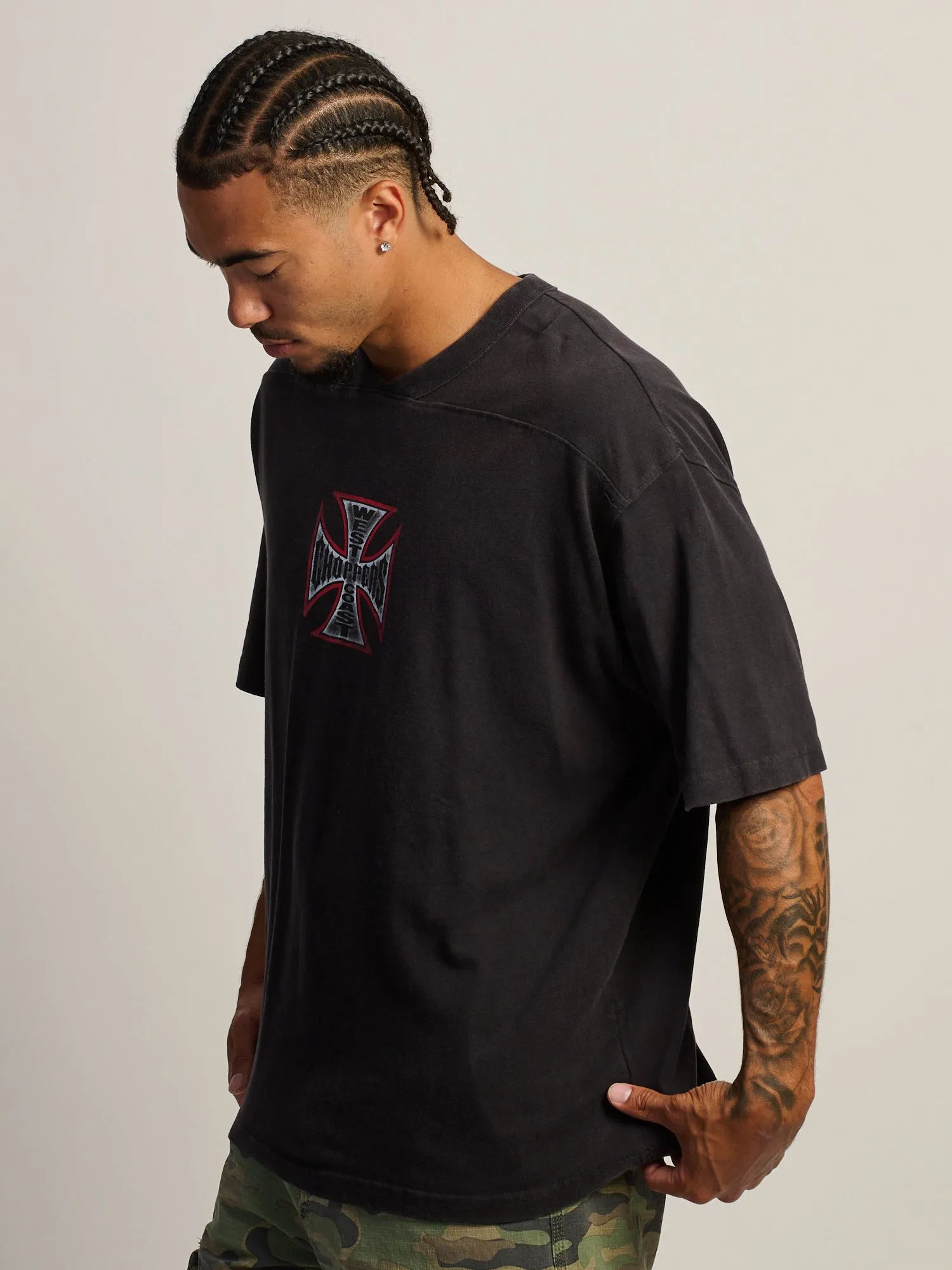 WEST COAST CHOPPERS VINTAGE FOOTBALL T-SHIRT sold by Boathouse product image thumbnail 4