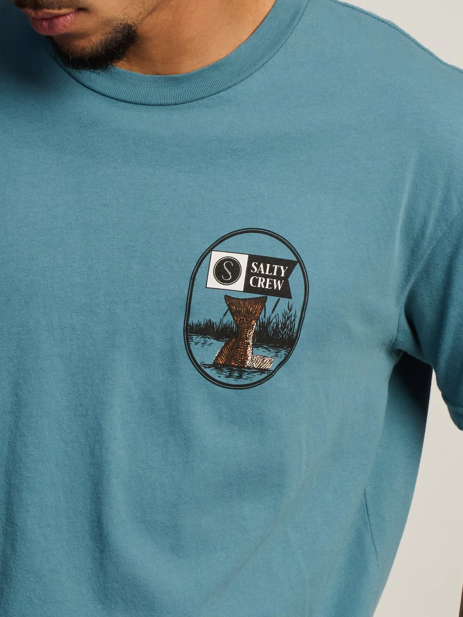 SALTY CREW CHASING TAIL T-SHIRT - SLATE sold by Boathouse product image thumbnail 3