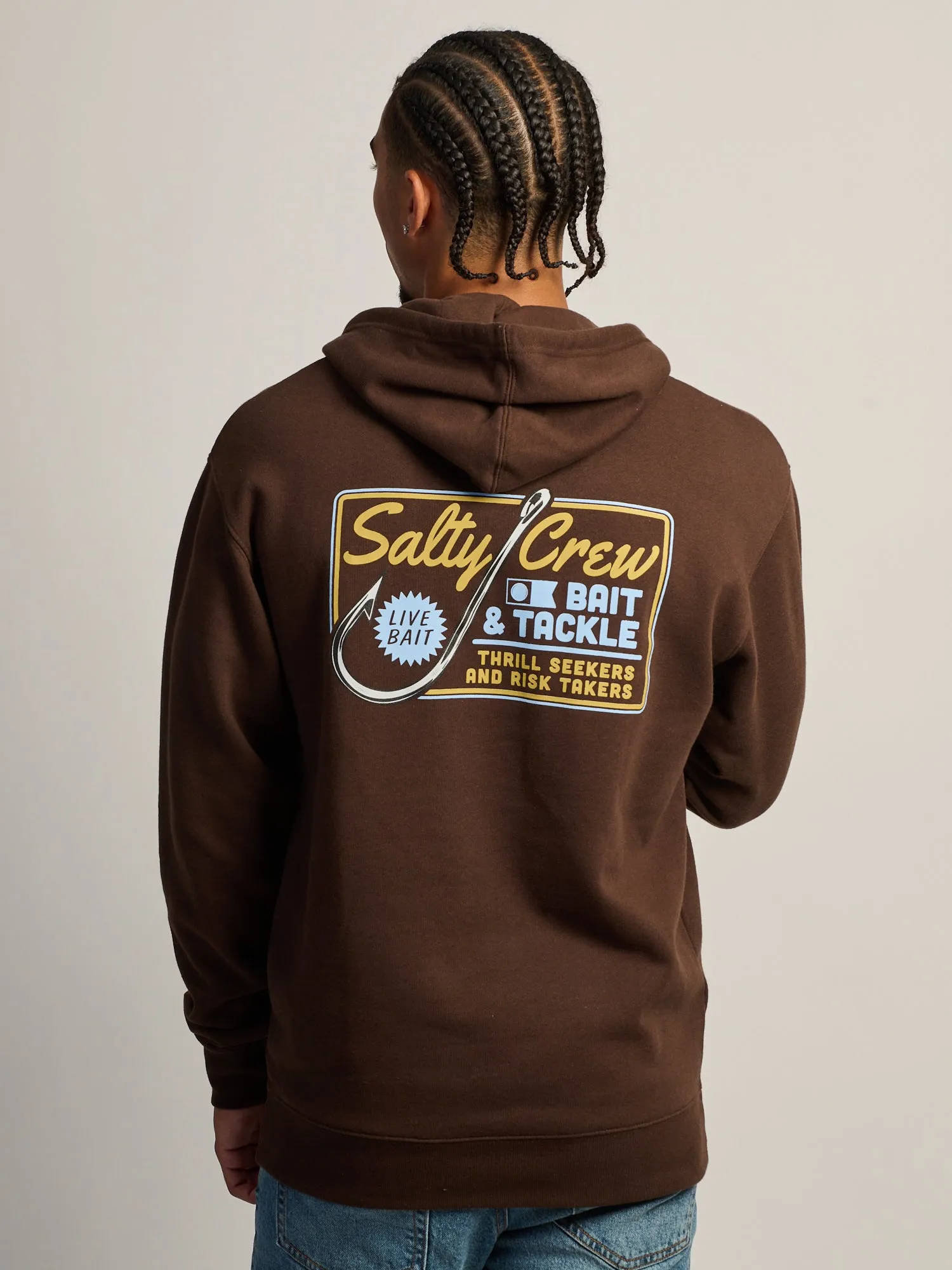 SALTY CREW HOOKED UP PULL OVER HOODIE sold by Boathouse
