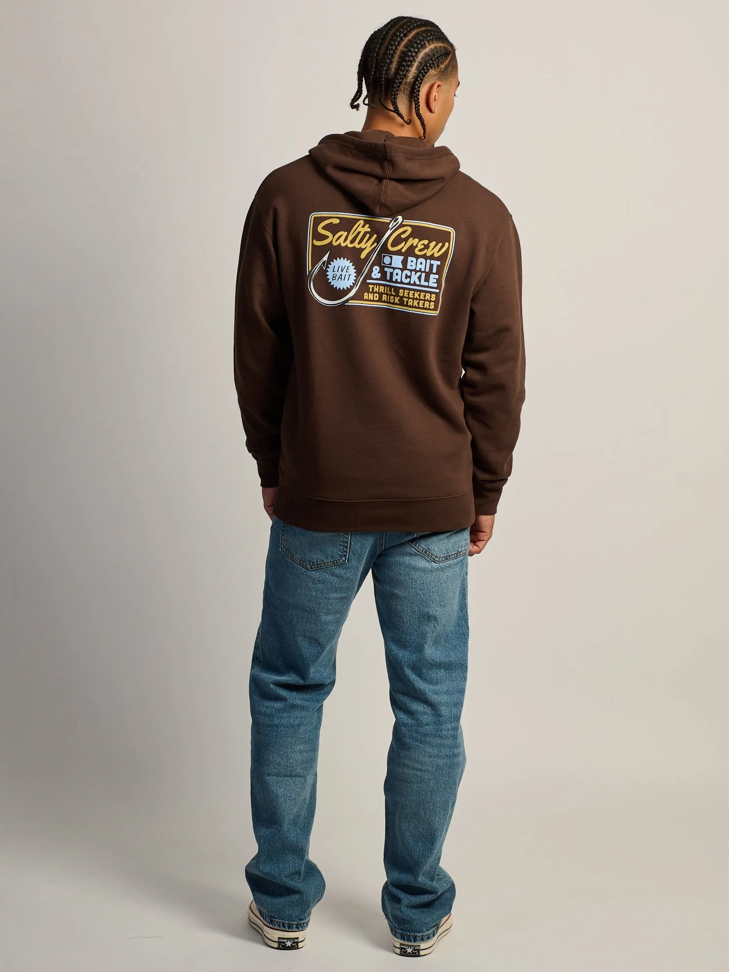SALTY CREW HOOKED UP PULL OVER HOODIE sold by Boathouse product image thumbnail 5