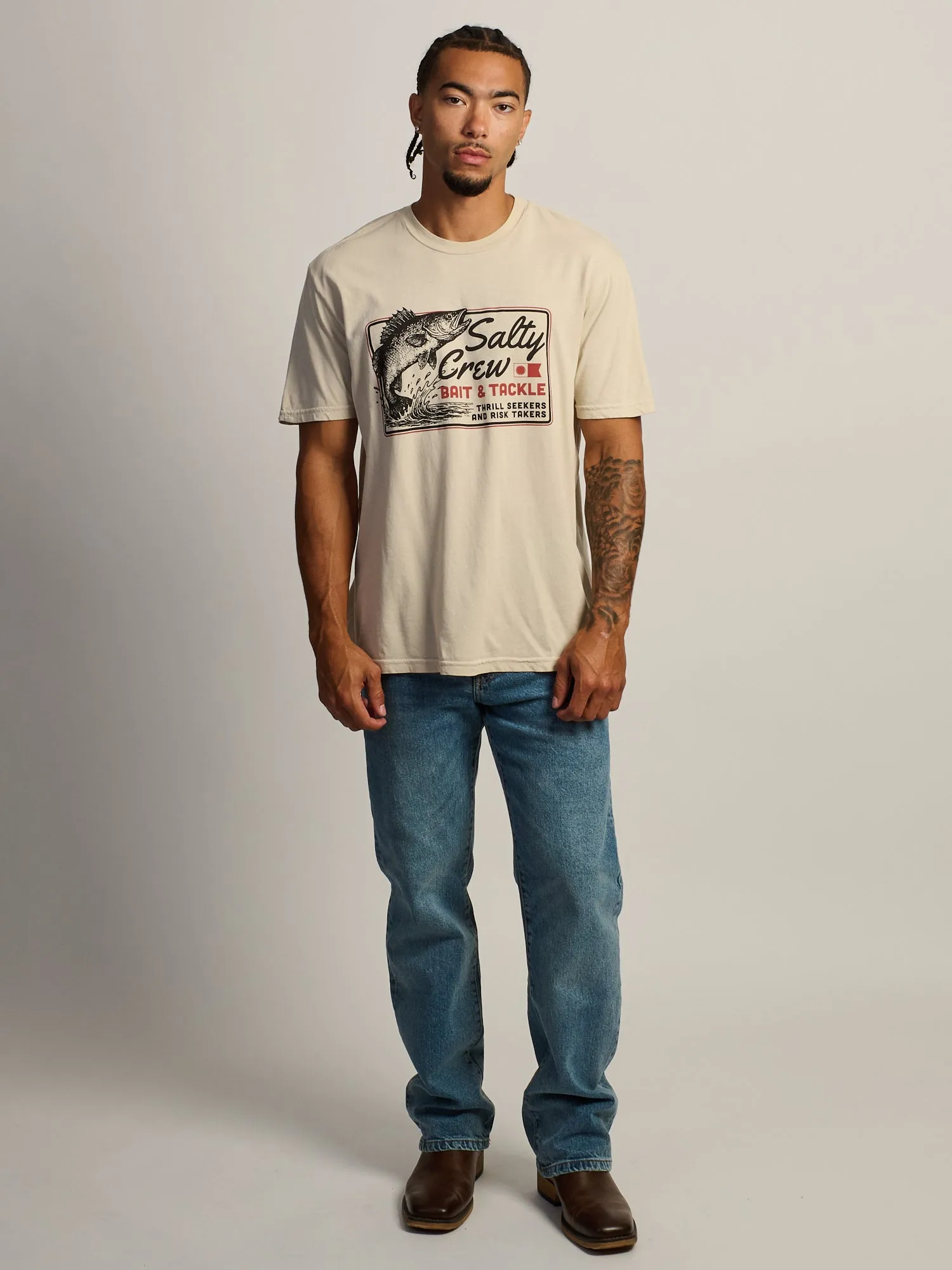 SALTY CREW WALLEYE LAKE T-SHIRT sold by Boathouse product image thumbnail 2