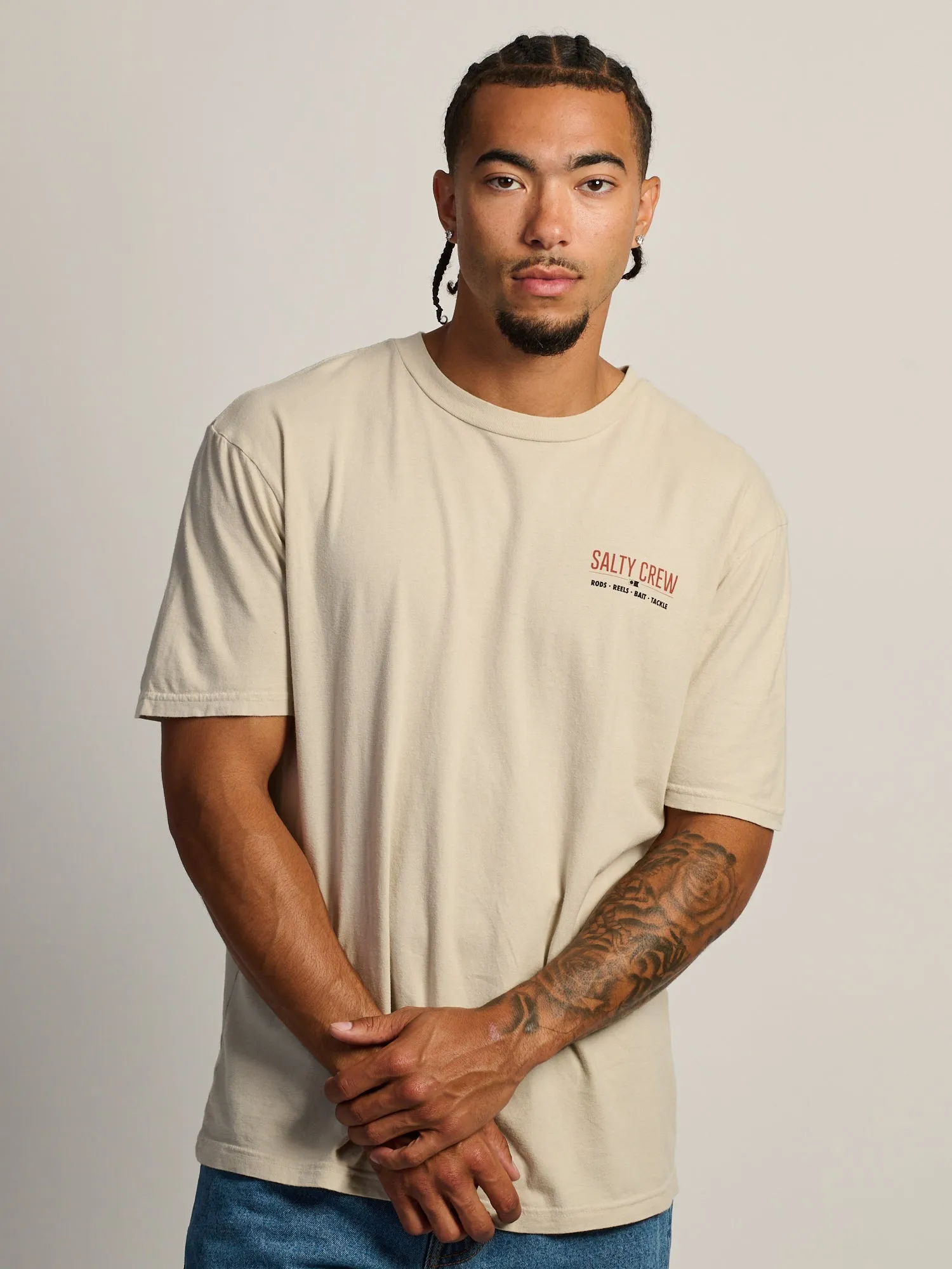 SALTY CREW BASS SIGN T-SHIRT - BONE sold by Boathouse product image thumbnail 3