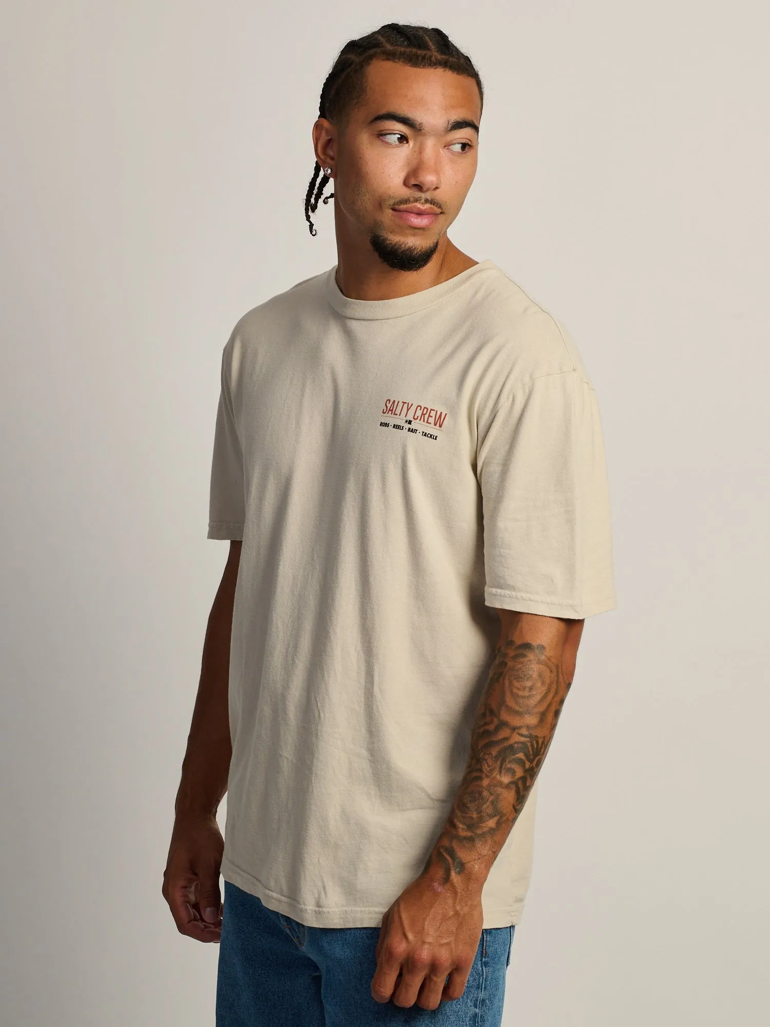 SALTY CREW BASS SIGN T-SHIRT - BONE sold by Boathouse product image thumbnail 5