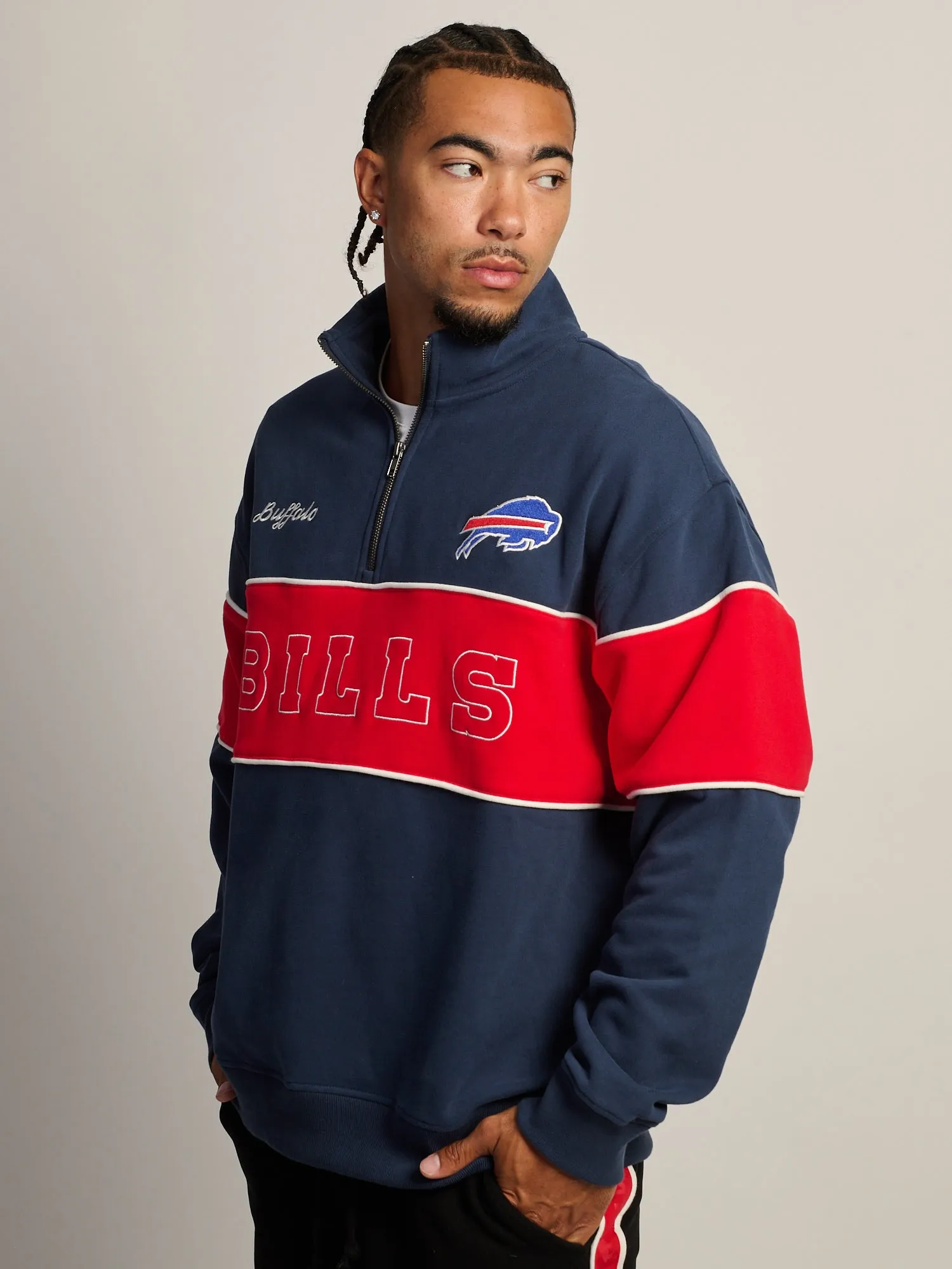 NFL BILLS RELAXED QUARTERZIP sold by Boathouse product image thumbnail 4