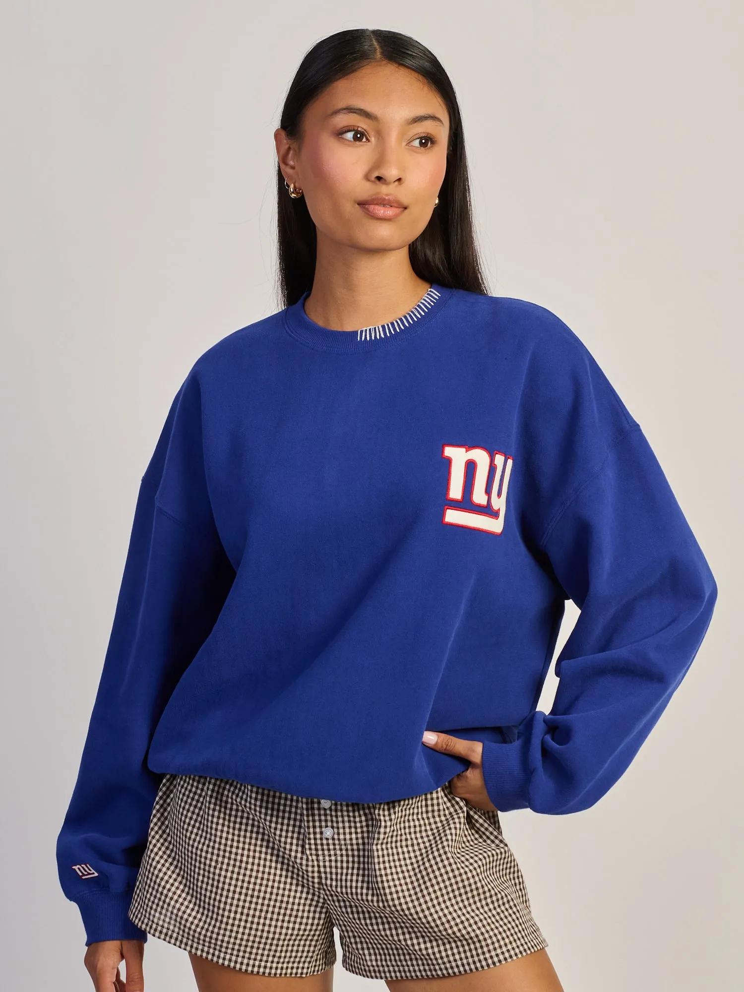 NFL NY GIANTS STITCH CREWNECK sold by Boathouse product image thumbnail 2