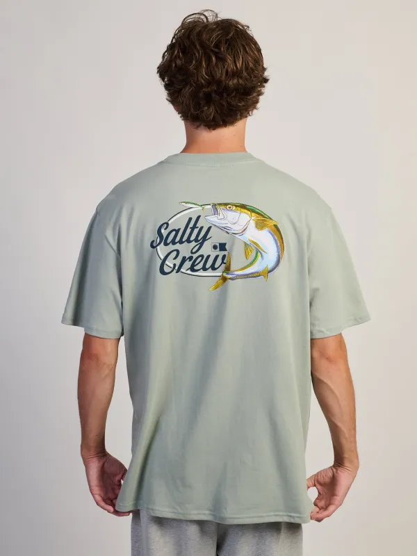 SALTY CREW YELLOW TAILED T-SHIRT - ACQUA made by Salty Crew