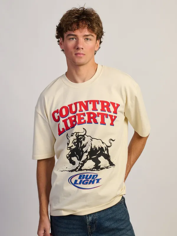 COUNTRY LIBERTY BUD LIGHT RODEO T-SHIRT made by Boathouse