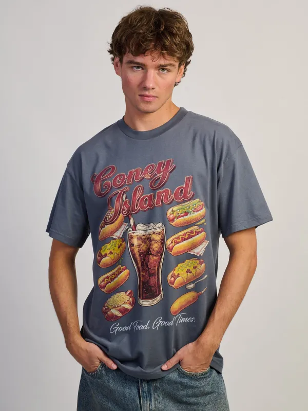 CONEY ISLAND DOGS T-SHIRT made by Boathouse