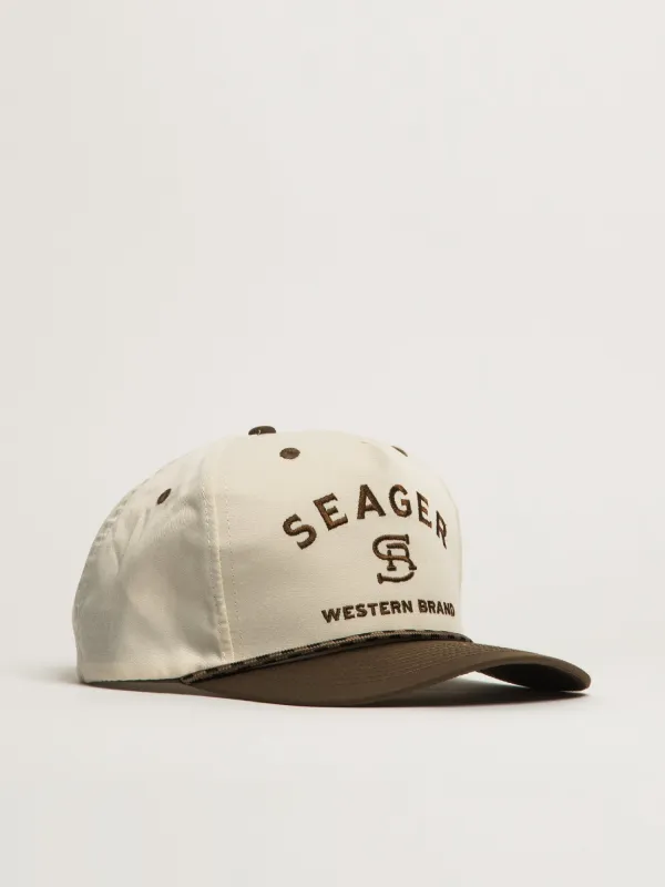 SEAGER APPAREL BRANDED SNAP BACK made by Boathouse