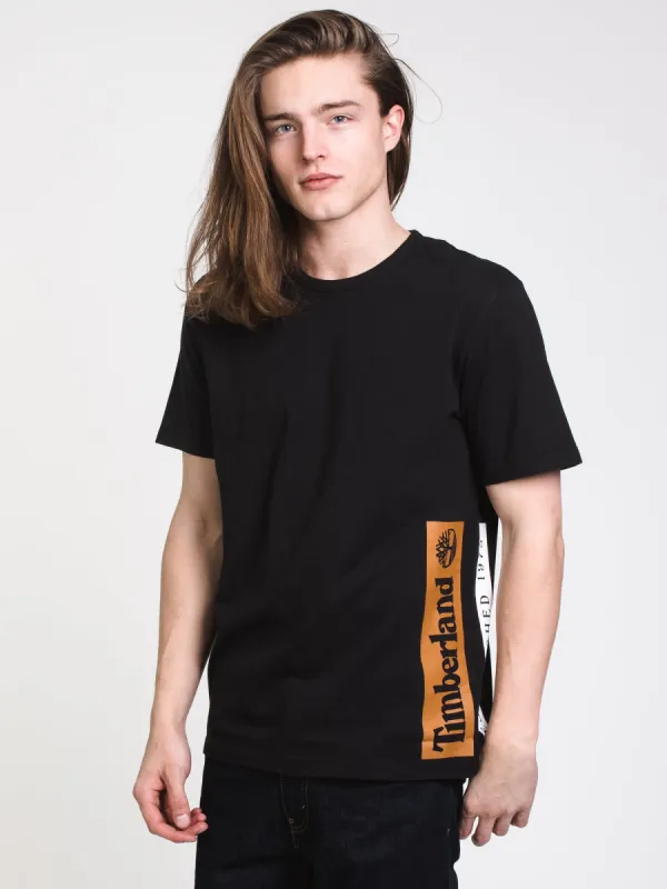 MENS EST.1973 SIDE LOGO SHORT SLEEVE T-SHIRT- BLK - CLEARANCE sold by Boathouse