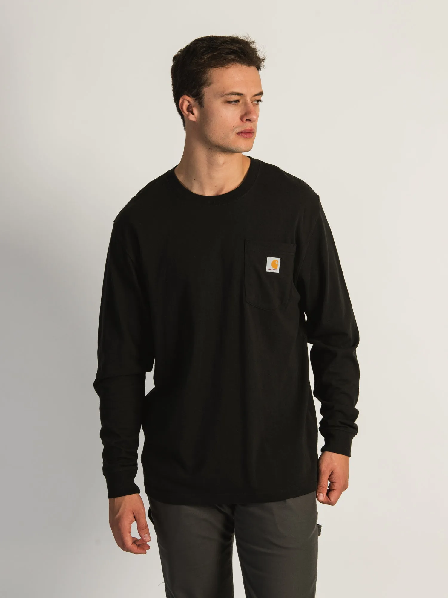 CARHARTT TK6040 LOOSE FIT HW LONG SLEEVE SCRIPT sold by Boathouse product image thumbnail 2