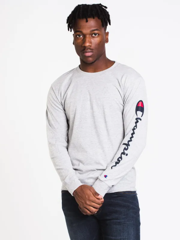 MENS CLASSIC SLV LONG SLEEVE T-SHIRT- OX GREY - CLEARANCE made by Boathouse