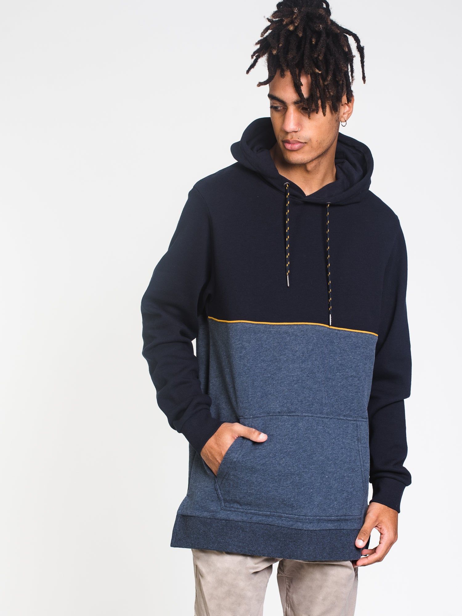 MENS BREW COLOURBLOCK PULLOVER HOODIE - CLEARANCE sold by Boathouse
