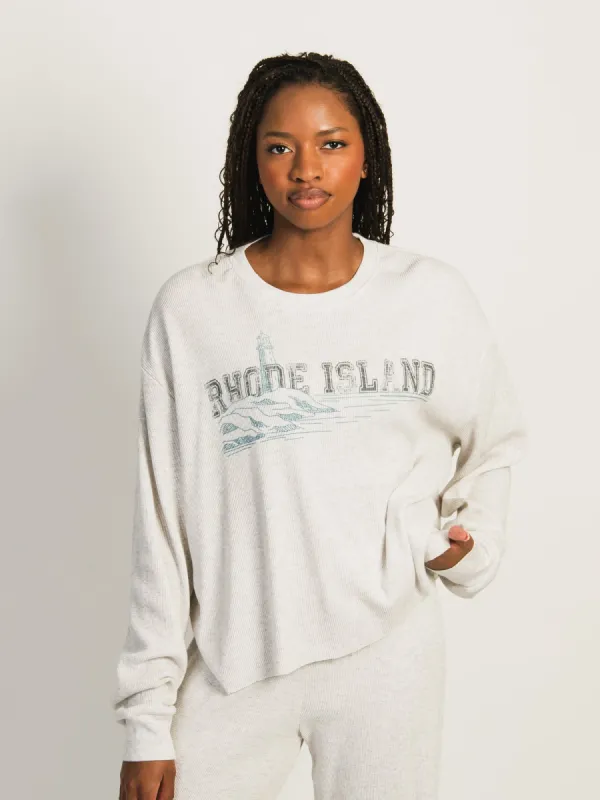 HARLOW WINNIE LONG SLEEVE WAFFLE - RHODE ISLAND sold by Boathouse