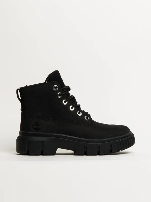 WOMENS TIMBERLAND GREYFIELD MID LEATHER BOOT sold by Boathouse