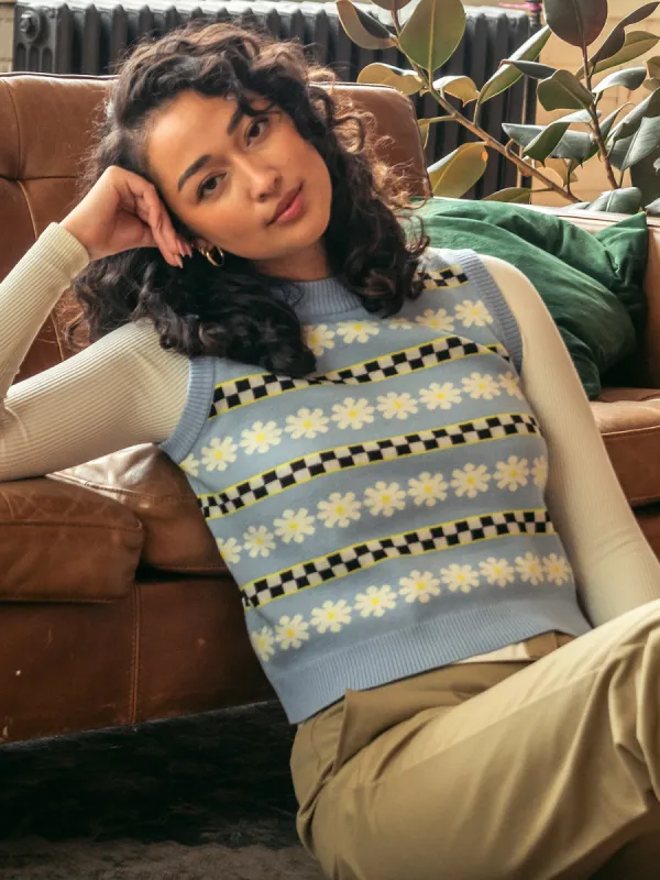 DAISY STREET LTD FAIRISLE KNITTED VEST sold by Boathouse
