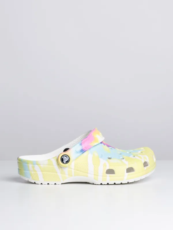 WOMENS CROCS CLASSIC TIE DYE CLOGS - CLEARANCE sold by Boathouse