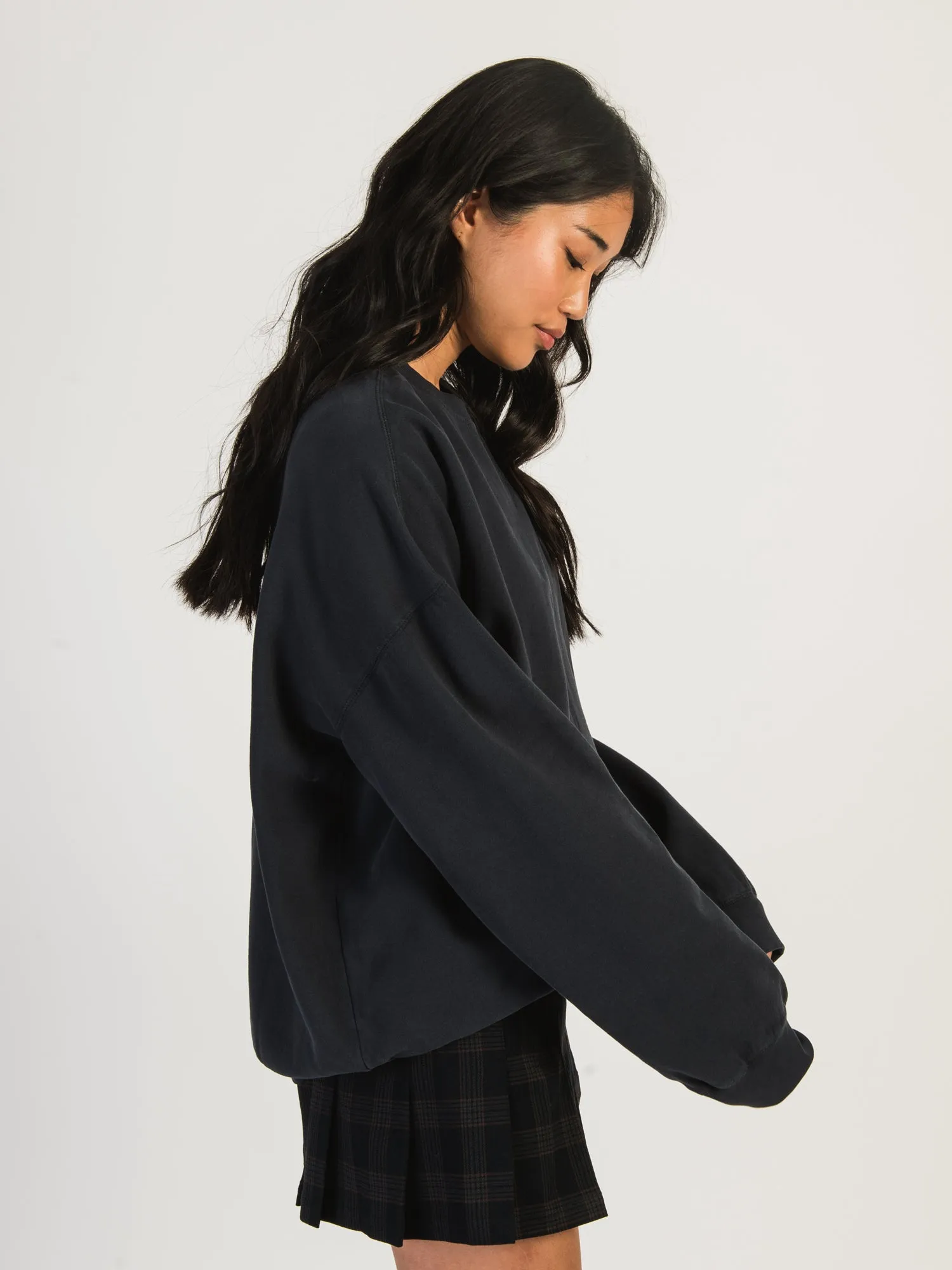 HARLOW MICHELLE SOLID CREWNECK - NAVY - CLEARANCE sold by Boathouse product image thumbnail 3