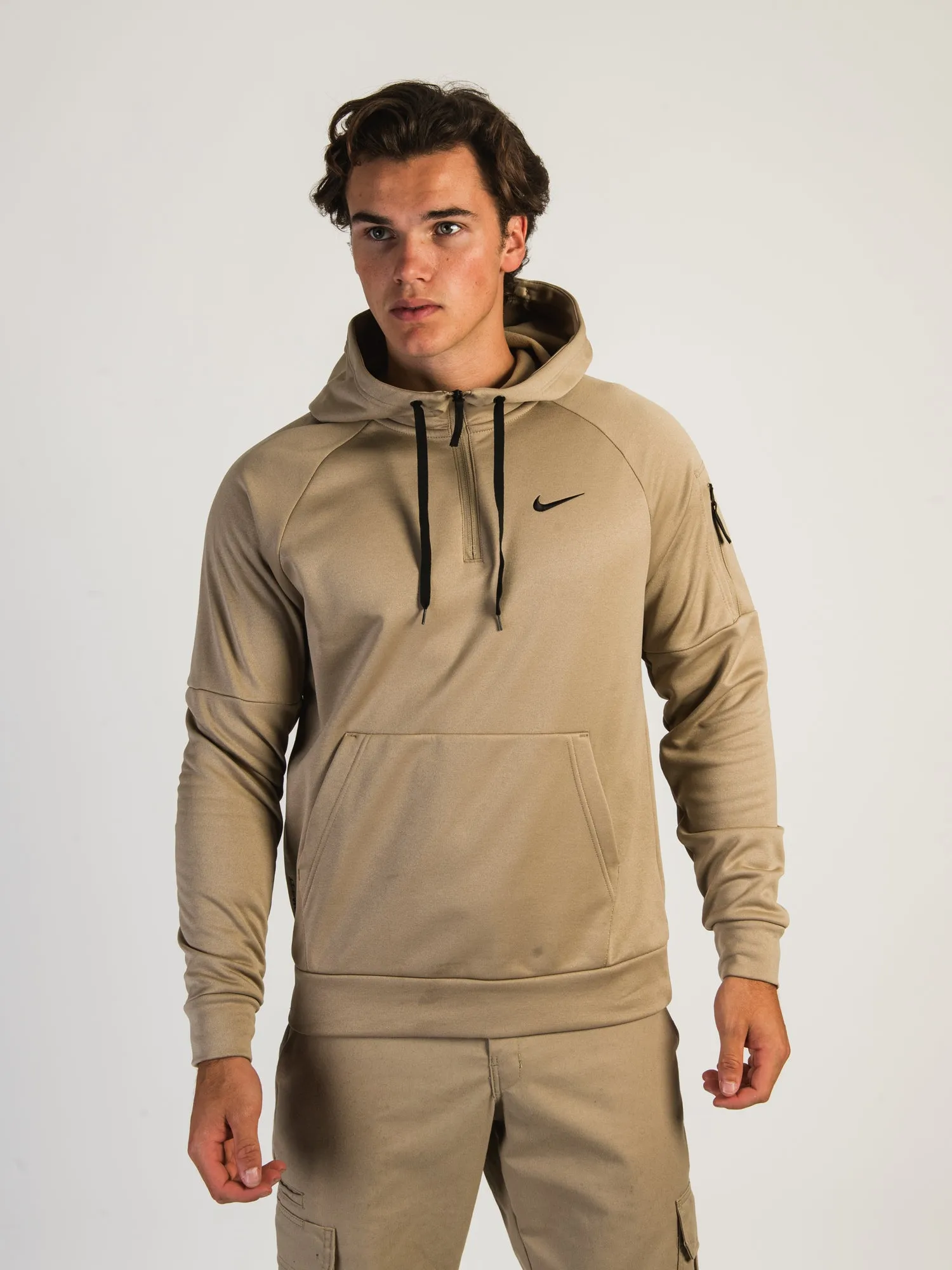 NIKE FITNESS QUARTER ZIP PULL OVER HOODIE sold by Boathouse product image thumbnail 3