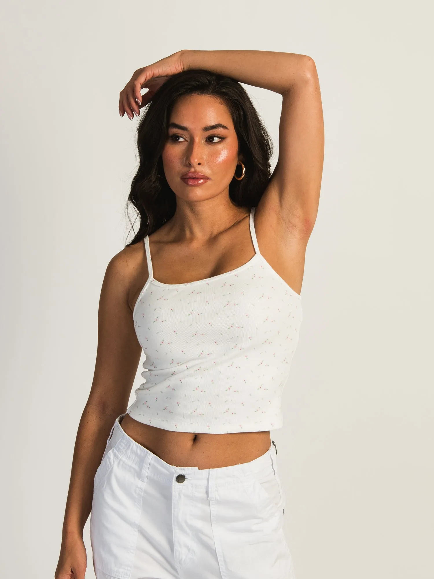 HARLOW SABRINA PRINT TANK - PINK DITSY - CLEARANCE sold by Boathouse product image thumbnail 2