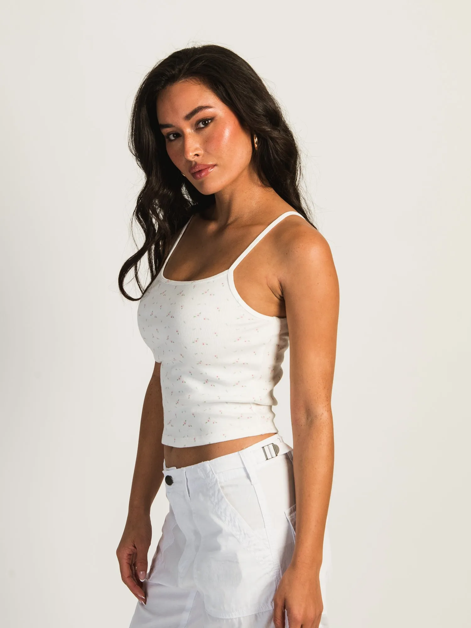 HARLOW SABRINA PRINT TANK - PINK DITSY - CLEARANCE sold by Boathouse product image thumbnail 3