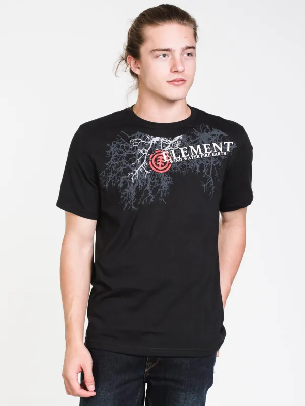 MENS MATHIS SHORT SLEEVE T-SHIRT - BLACK - CLEARANCE made by Boathouse