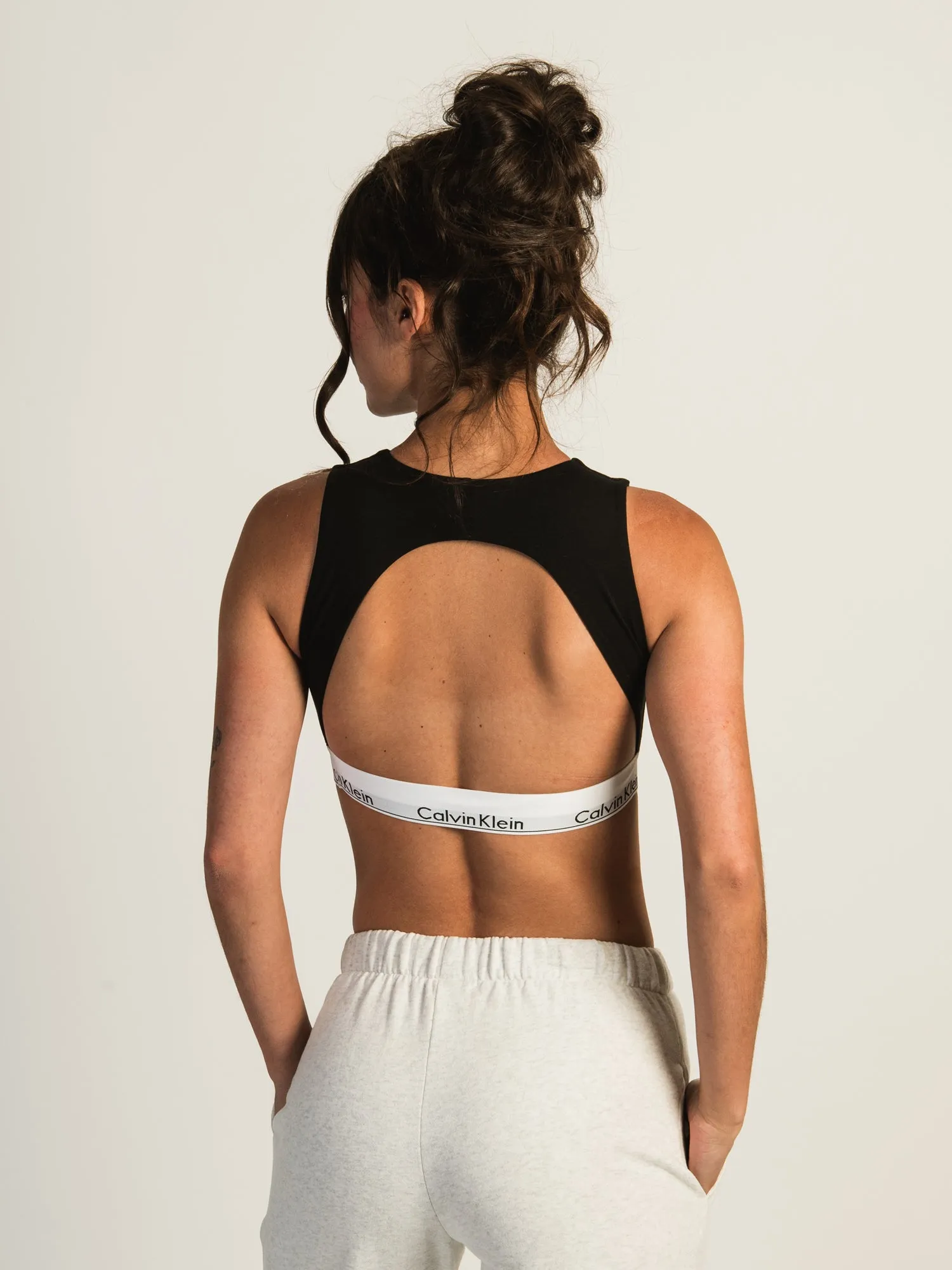 CALVIN KLEIN MODERN HIGH NECK COTTON UNLINED BRALETE sold by Boathouse product image thumbnail 5