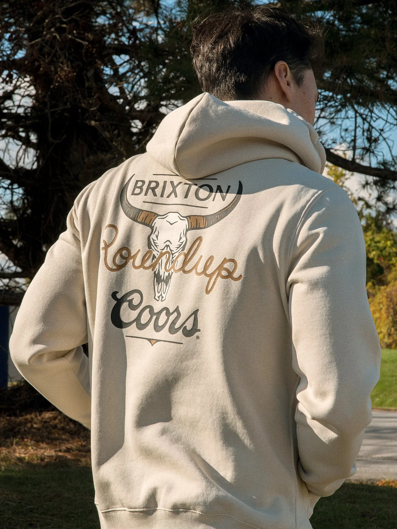 BRIXTON COORS ROUNDUP PULL OVER HOODIE sold by Boathouse
