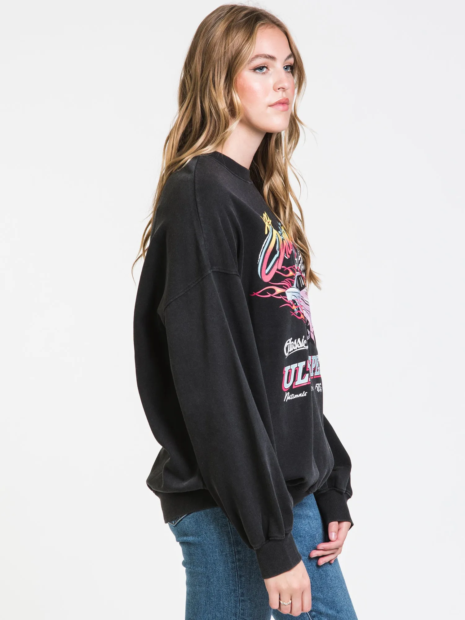 HARLOW SCREENED MOCK SWEATSHIRT - CLEARANCE sold by Boathouse product image thumbnail 3
