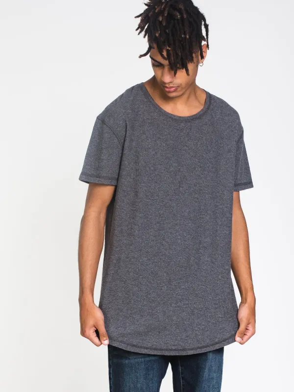 MENS LONGLINE WAFFLE T - CLEARANCE made by Boathouse