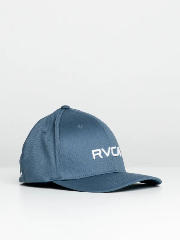 RVCA FLEXFIT HAT - GREY/BLUE - CLEARANCE made by RVCA