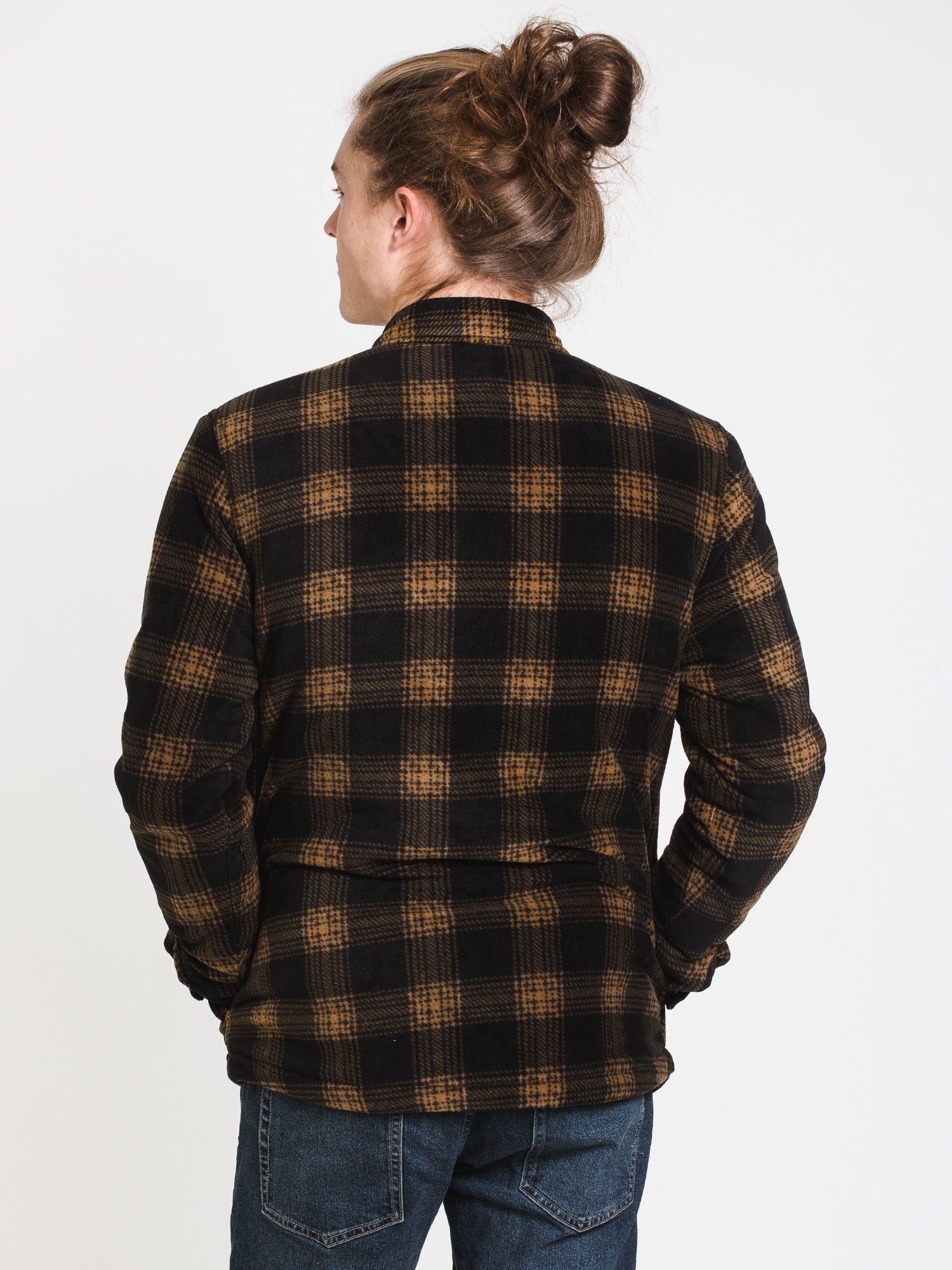 MENS BOWER POLAR FLEECE - PLAID - CLEARANCE sold by Boathouse product image thumbnail 3