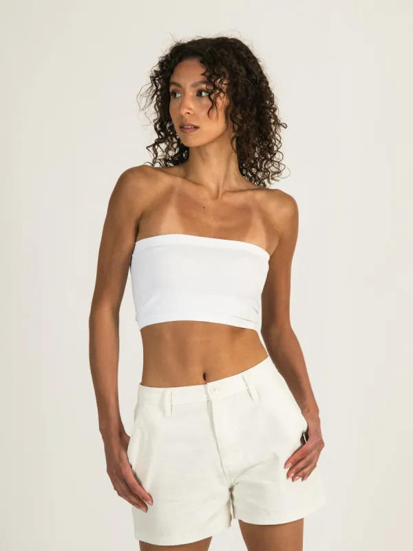 DYNAMIC PLAIN BANDEAU - WHITE/BLANC  - CLEARANCE sold by Boathouse