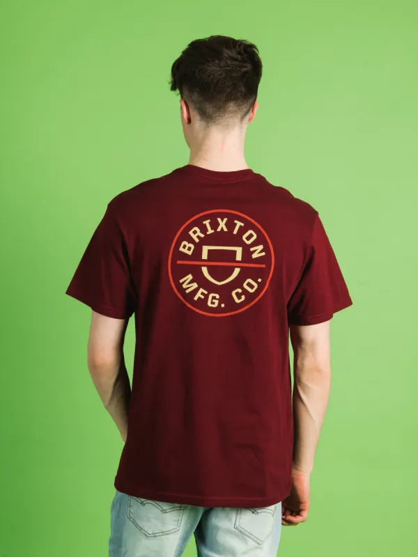 BRIXTON CREST II T-SHIRT sold by Boathouse