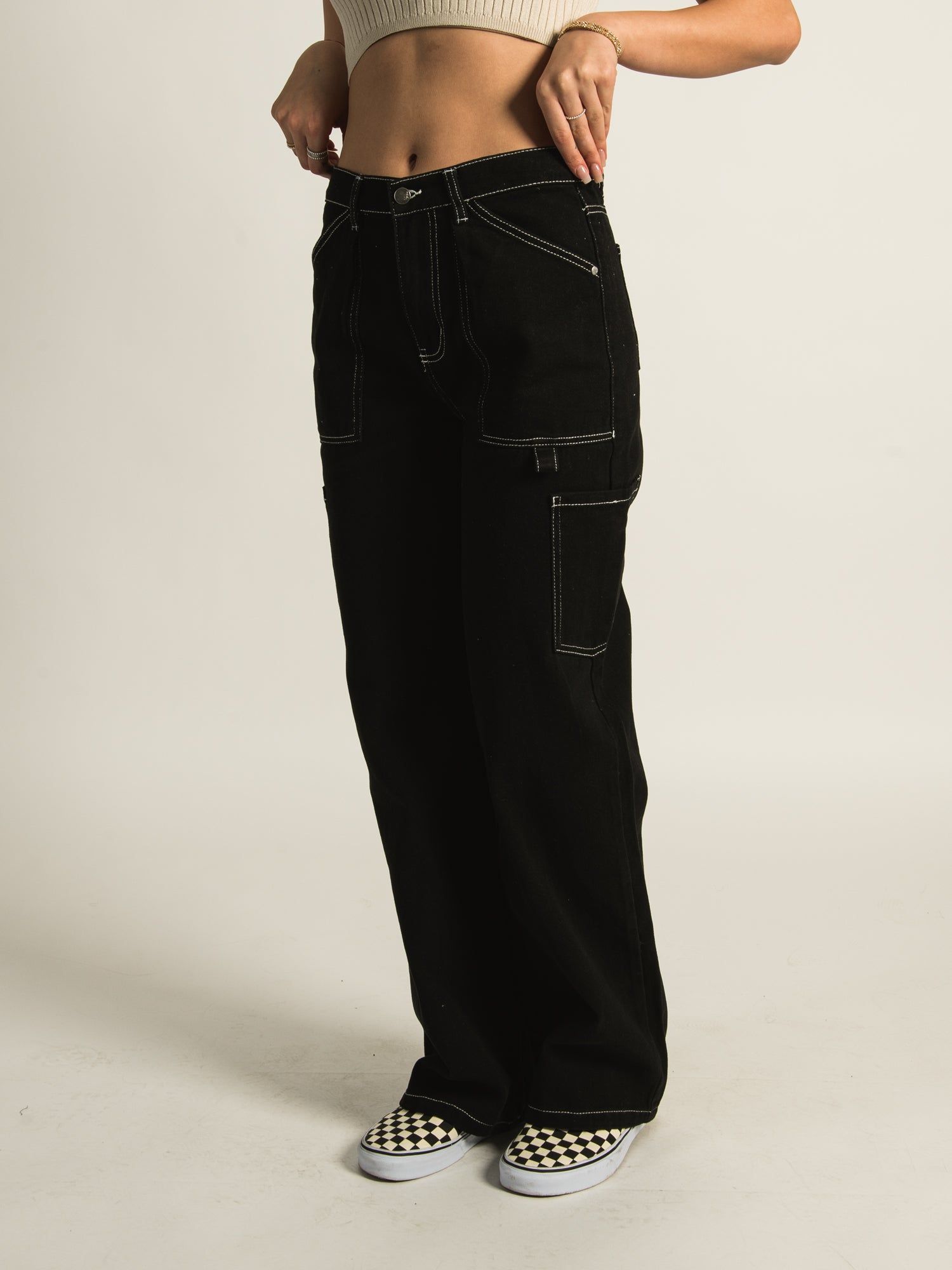 HARLOW WIDE LEG UTILITY PANT - CLEARANCE sold by Boathouse product image thumbnail 5