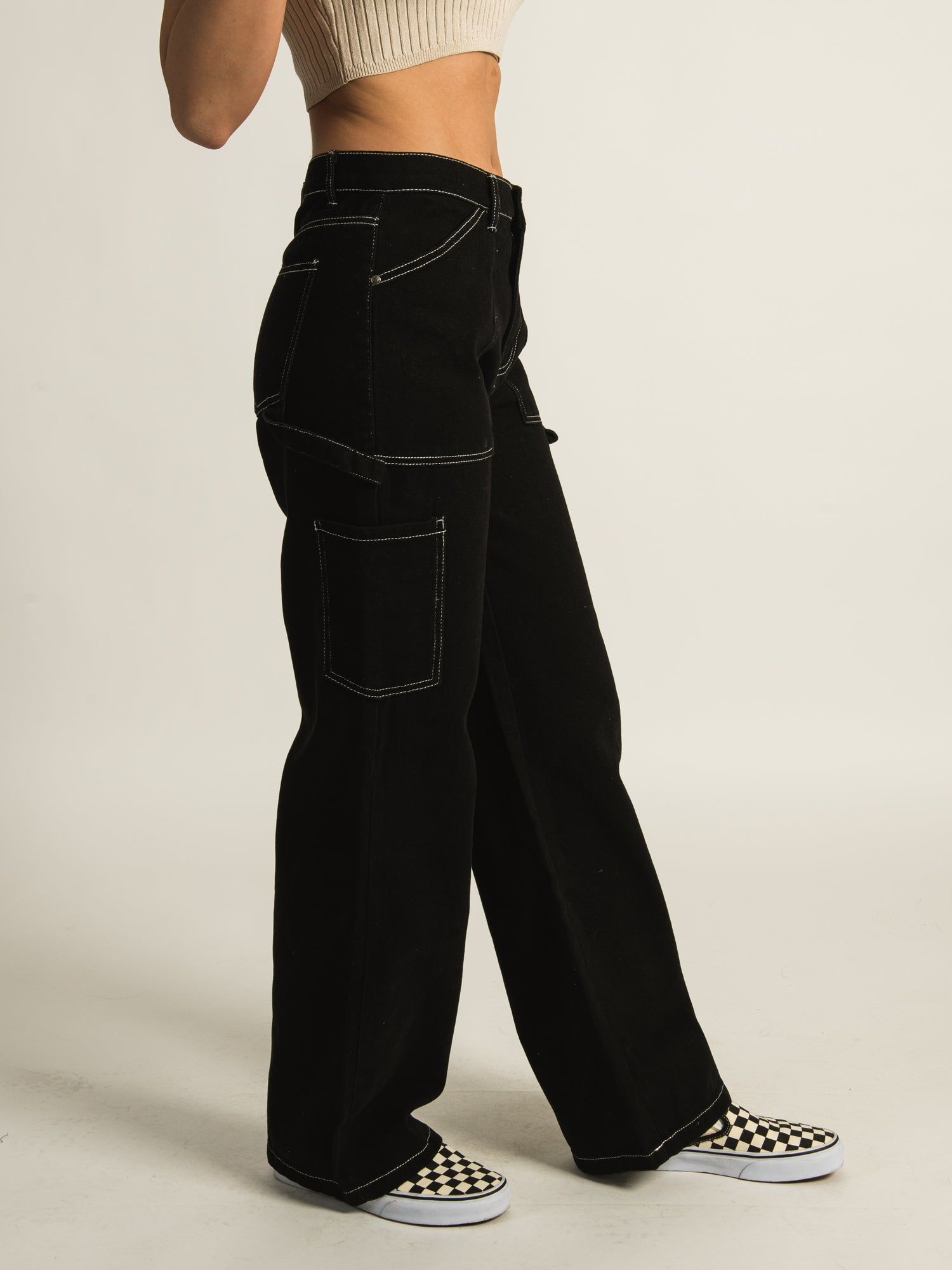 HARLOW WIDE LEG UTILITY PANT - CLEARANCE sold by Boathouse product image thumbnail 4