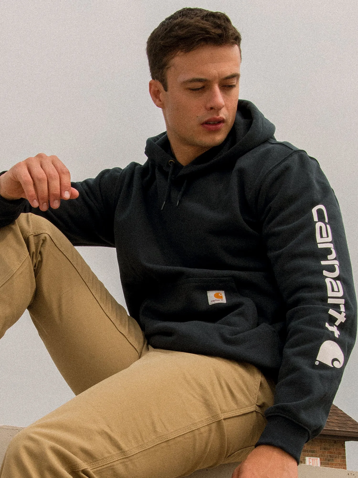 CARHARTT SLEEVE PULLOVER HOODIE sold by Boathouse