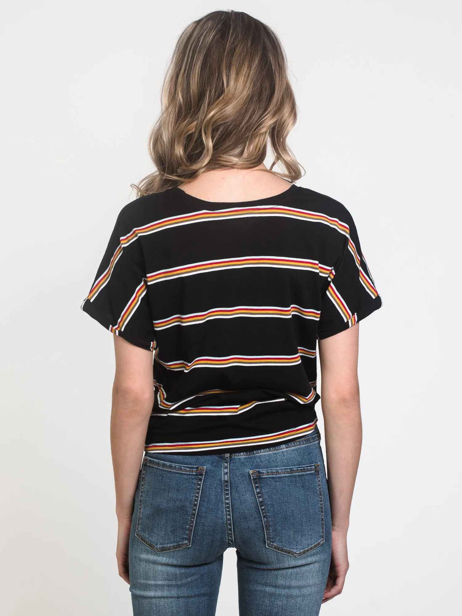 WOMENS LAYLA KNOTTED STRIPE TEE - CLEARANCE sold by Boathouse product image thumbnail 2