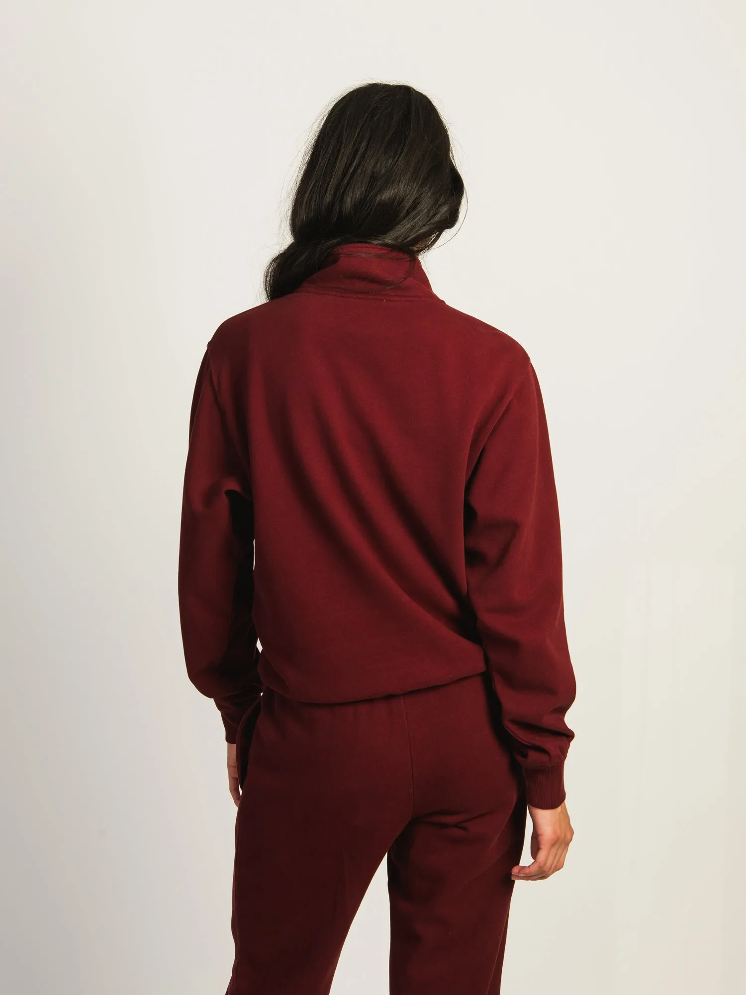 HARLOW QUINN QUARTER ZIP - BURGUNDY sold by Boathouse product image thumbnail 4