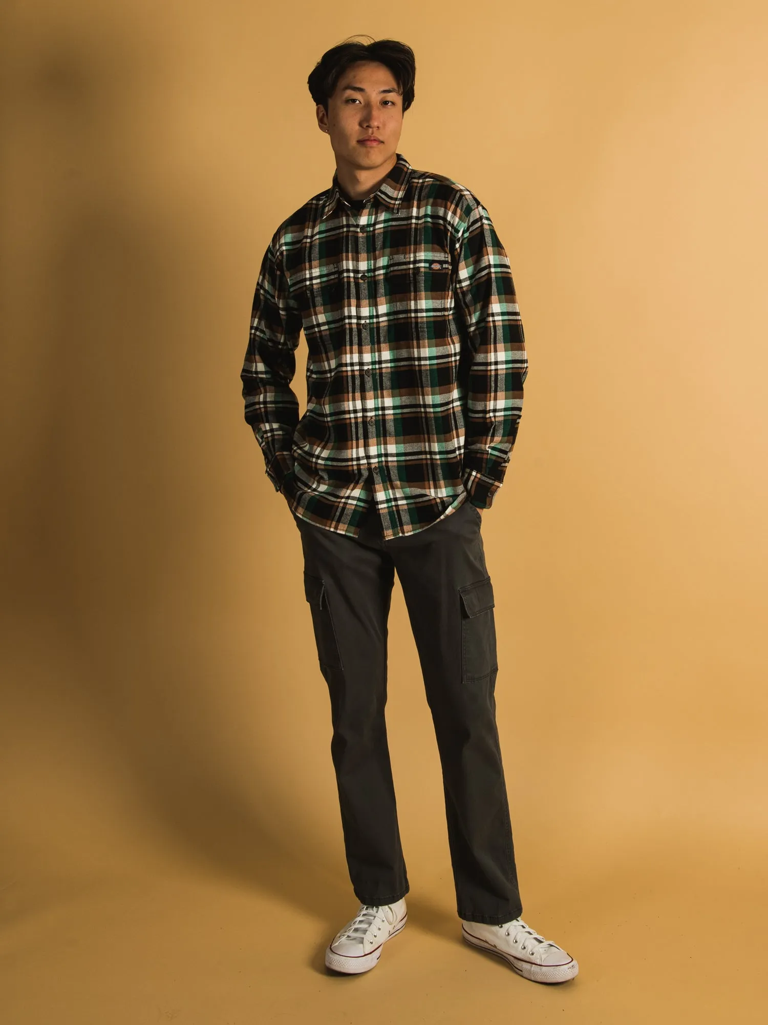 DICKIES FLEX LONG SLEEVE FLANNEL - CLEARANCE sold by Boathouse product image thumbnail 2