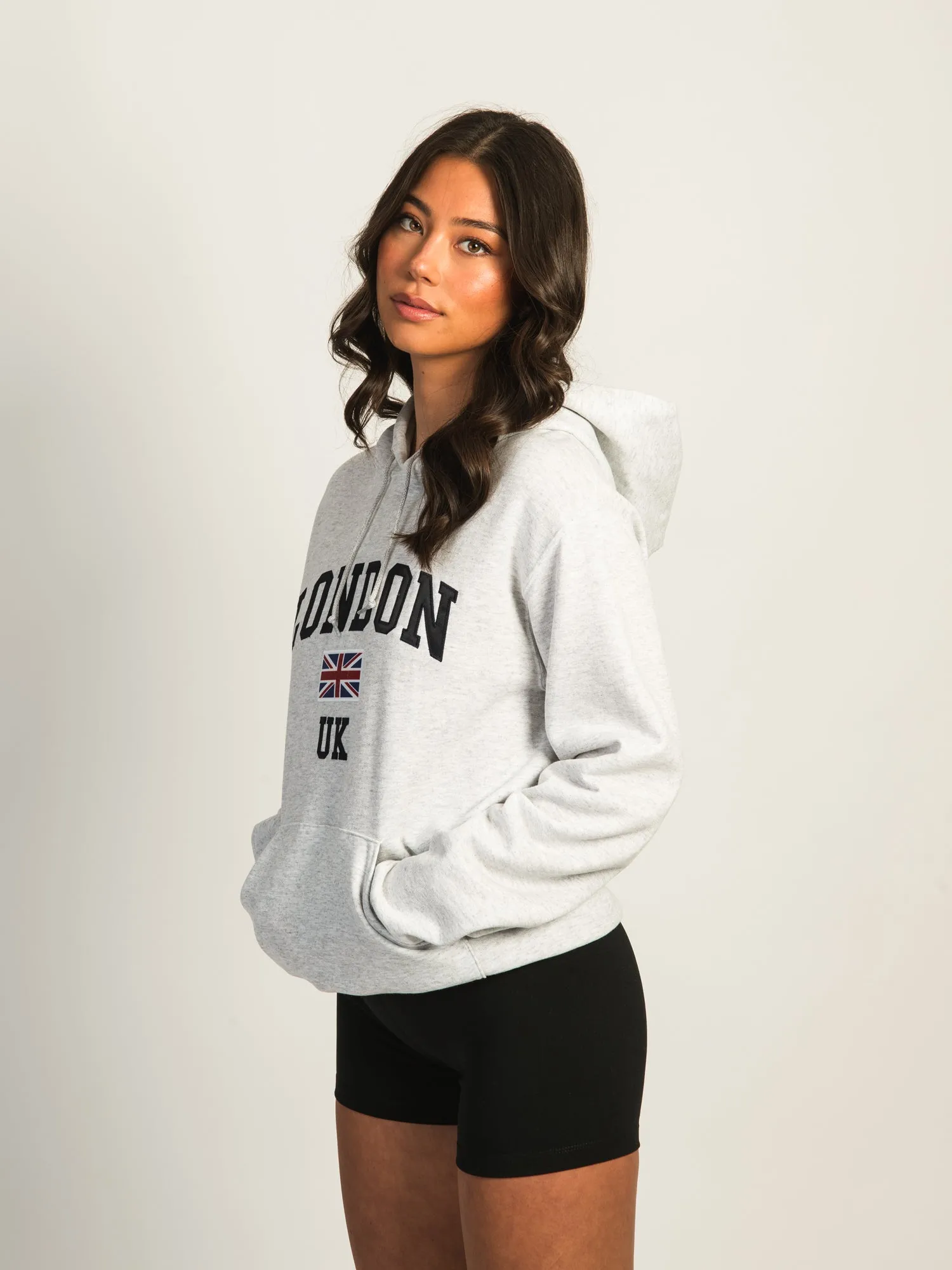 LONDON UK EMBROIDERED HOODIE sold by Boathouse product image thumbnail 5