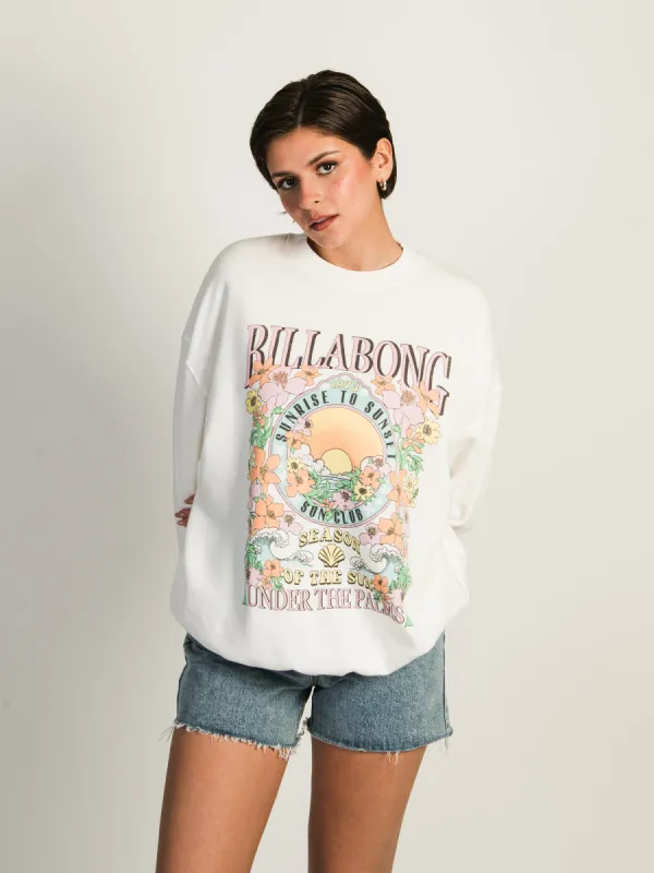 BILLABONG RIDE IN OVERSIZED CREWNECK sold by Boathouse