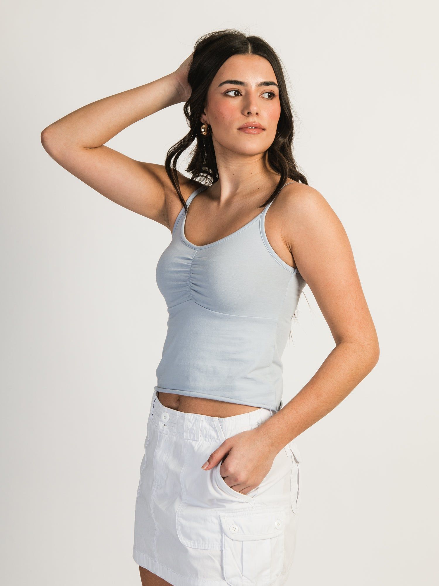 HARLOW ABBY TANK TOP - BABY BLUE - CLEARANCE sold by Boathouse product image thumbnail 2