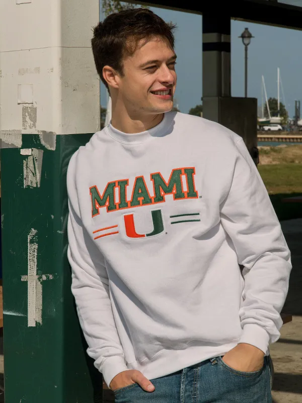 NCAA MIAMI U CREWNECK sold by Boathouse