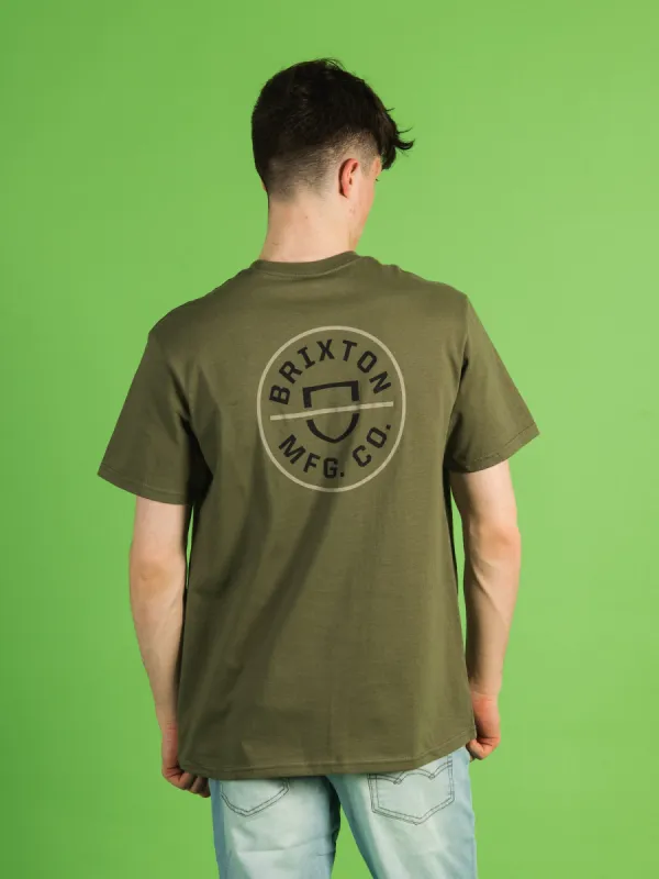 BRIXTON CREST II T-SHIRT sold by Boathouse